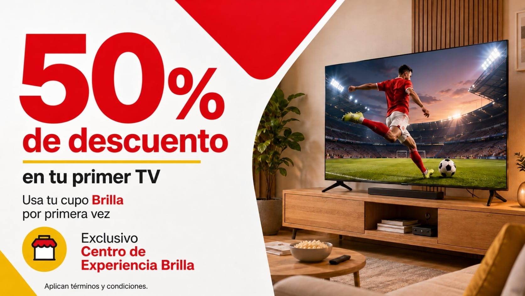 Estrena TV con un beneficio especial