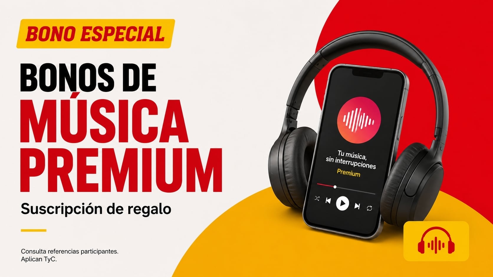 Disfruta música premium de regalo